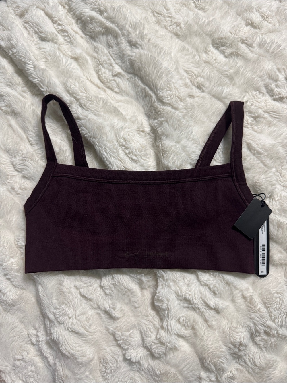 Skims Nike NikeSkims Vintage Seamless Cami bra Currant - Picture 2 of 7
